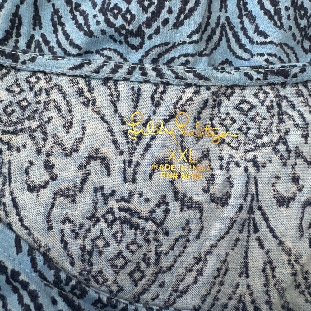 Lilly Pulitzer Blue Patterned Dress - Picture 3 of 3